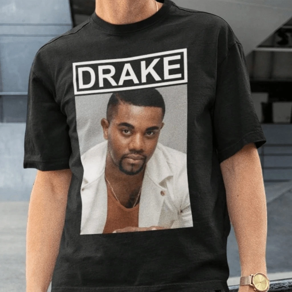 Funny Meme T-Shirt Davi Brito Drake Rapper Joke Brazilian Comedy - Black - View 1