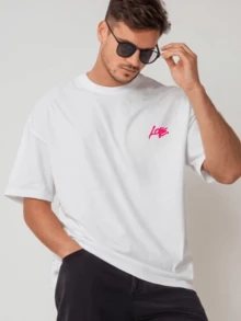 Playera 100% Algodón Peinado Cuello Redondo Modelo There´s Love Exclusividad, Unisex, Fresca y Cómoda - Blanco - Ver 2