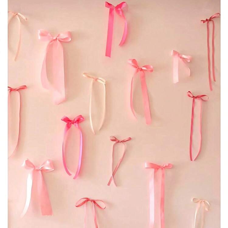 12/24/32 قطعة ديكور حائط بشكل فيونكة وردية، إكليل فيونكة مناسب لحفلات عيد الميلاد، حفلات استحمام العروس، حفلات عزوبية، وحفلات الكشف عن نوع الجنين - وردي - مشاهدة 4