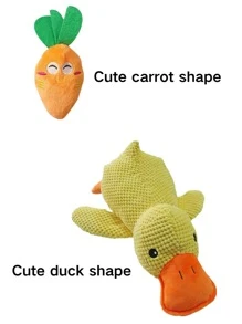 1 Piece Of Plush Smiling Face Carrot Toy, Suitable For Cats And Dogs, Debore, Tooth Cleaning, Pet Sound Toy, Cute Cartoon Carrot Shape, Soft And Interesting, Clean Teeth, Can Be Washed, Not Afraid Of Dirty, Excellent Material, Strong And Durable, Suitable For Daily Use Of Cats And Dogs Of All Sizes