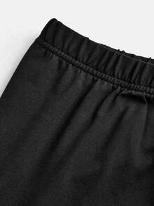 2pcs Set Girls Fun Print Sweatshirt & Leggings Set, Soft Skin - Friendly, Daily School Spring & Autumn Wear