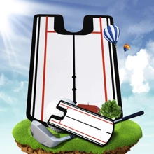 1 Stück Acryl Golf Schwung Trainings Spiegel mit reflektierender Oberfläche für korrekte Körperhaltung, perfekt zum Verbessern der Golffertigkeiten, Golftrainingsgerät, perfektes Golf Geschenk