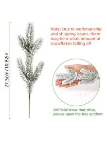 Imitacja mrozu i śniegu, igły cedru bożonarodzeniowego, gałązki sosny pseudo-zielonej, odpowiednie do majsterkowania, girlandy, ozdoby świąteczne w girlandach, ozdoby świąteczne do domu, pudełka na prezenty, kompozycje kwiatowe na ślub, chiński sylwester, ozdoby świąteczne w girlandach rękodzieła