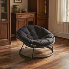 1 Stück bequemes Sitzkissen | Hängemattenkissen, Bürostuhlauflage, langsame Rückstellkraft, rutschfestes Design, atmungsaktiv und wärmeableitend, ideal für Bürostühle, geruchlos ganzjährig, runde Form, vielseitig einsetzbar für verschiedene Szenarien, Esszimmerstühle, Langzeit-Büronutzung, Tatami-Matten, dickes Polster für den Po
