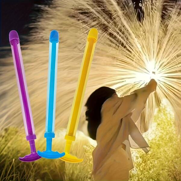 Presentando un producto único: la Fuente de agua y chispas 2025. Puede crear un efecto espectacular de fuegos artificiales y rociado de agua, y ofrece 4 opciones de color para elegir. Es un excelente accesorio para fotografía romántica de fuegos artificiales. Con su diseño de fuente de chispas de alta presión, no solo es adecuado para juegos de fiesta para añadir ambiente festivo, sino que también se puede utilizar como accesorio fotográfico para la piscina, permitiéndole tomar fotos únicas en la piscina.