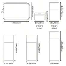 5 buc/set sticle de călătorie pentru articole de toaletă, recipiente de călătorie rezistente la uzură, accesorii de călătorie lichide reîncărcabile pentru șampon, balsam, loțiune, gel de duș