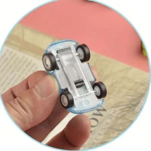 5Pcs Transparent Pull Back Small Car Inertia Small Car Cute Small Gift Activity Small Gift, Party Gift, Birthday Christmas And Halloween Best Gift