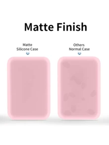 Matte TPU Rubber Soft Silicone Protective Case For Magsafe Battery Pack, Ultra-Thin Design Silicone Cover, Compatible With Magsafe Battery Pack, Anti-Scratch And Anti-Crack.
