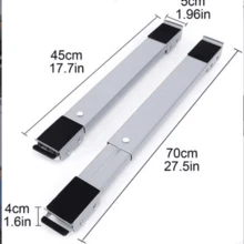 2pcs Home Cleaning Companion! Swivel Casters Glide Pad, Secure Brake & Anti-Slip, One-Key Cleaning Of Corners, Effortless & Efficient, High Load Bearing Capacity, Suitable For Furniture Moving Bathroom Accessories - Black - View 11