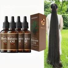 Aceite de Batana hondureño 100 % orgánico (30 ml/1 oz) con romero, unisex, para todo tipo de cabello (4 unidades) - Marrón - Ver 1