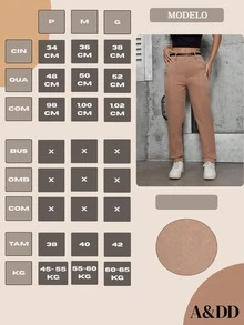 Women Pants - Brown - View 7