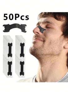 2/20/40/50PCS Snoring Nose Strips, Nose Strips For Calming Sleep Breathing Or Exercise, Nose Strips, Anti-Snoring Strips, Reduce Snoring, Stop Snoring, Breathing Strips, Suitable For Daily Sleeping Use, Can Be Given As A Gift To Parents, Grandparents