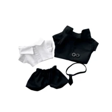6pcs Black Suit Set Heartbeat Macaron Series Is Used For Games And Showcasing Creative Youth Toy Clothing, Making It A Gentleman Like You. - Multicolor - View 3