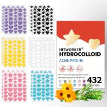 432 Count Acne Patch, Covering Pimples And Blemishes, Acne Patch Covers Pimples And Blemishes, Facial And Skin Spot Stickers, Suitable For Party Performances