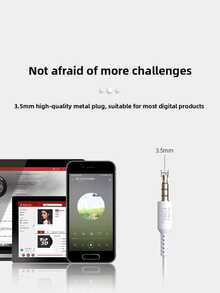 C100SI 调谐器校准耳机，有线入耳式高品质卡拉OK降噪耳机，通用型，适用于智能手机和电脑 - 均碼 - 查看 9