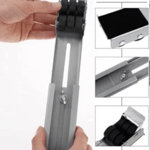 2pcs Home Cleaning Companion! Swivel Casters Glide Pad, Secure Brake & Anti-Slip, One-Key Cleaning Of Corners, Effortless & Efficient, High Load Bearing Capacity, Suitable For Furniture Moving Bathroom Accessories - Black - View 8