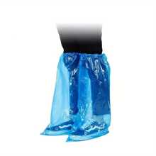2 piezas de Cubiertas desechables para zapatos de lluvia - Impermeables, antideslizantes, de plástico duradero, cubiertas de pie de plástico transparente para actividades al aire libre, fáciles de poner y quitar, impermeables, protección contra la lluvia