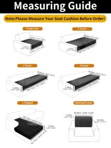 1 pieza Funda de cojín de sofá de peluche de zorro plateado gris oscuro, minimalista clásica, funda protectora decorativa a prueba de polvo de unicolor y elástica, adecuada para hotel, dormitorio, decoración de sala de estar, decoración de habitación, negro, gris claro, caqui, decoración de otoño, decoración de habitación, vuelta al colegio, útiles escolares