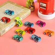 5Pcs Transparent Pull Back Small Car Inertia Small Car Cute Small Gift Activity Small Gift, Party Gift, Birthday Christmas And Halloween Best Gift