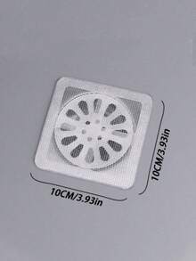 50pcs/30pcs/10pcs/3pcs Drainage Filter Cover For Hair Plugs, Disposable Shower Drainage Hair Catcher, Disposable Shower Hair Catcher, Floor Sink Filter Mesh Sticker, Hair Plugs For Bathroom Bathtubs, Bathroom Accessories, Kitchen, Bathroom, Household, Household Items(Wipe Dry Before Use To Prevent Detachment),Disposable Drain Clog Preventer (Recommended To Replace Every 2-3 Days) , (Watch Video Before Use) Disposable Shower And Bathtub Hair Catcher, Easy To Install Drain Filter Sticker, Kitchen, Sink And Laundry Room Disposable Drain Cover, Effectively Blocks Hair And Pest - 白色 - 查看 3