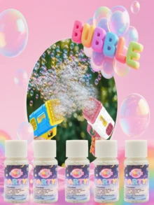 1 Bottle Of Christmas Party Bubble Solution Bubble Granules, Non Liquid, Concentrated Soap Granule Mixture Can Make 27 Ounces Of Bubble Solution, Used For Bubble Guns And Bubble Sticks, Suitable For Outdoor Parties, Halloween, Christmas Colored Bubble Solution - The Perfect Christmas Gift,Christmas Stocking Fillers,Christmas Decorations,Stocking Fillers - Multicolor - View 10