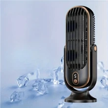 Portable USB Charging Table Fan, Ultra Wide Flow, 5 Speed, Quiet Operation, Equipped With 1200mAh Lithium Battery, USB Charging, Active Noise Reduction Technology, Suitable For Home, Office, Dormitory, Home Appliances And Gifts