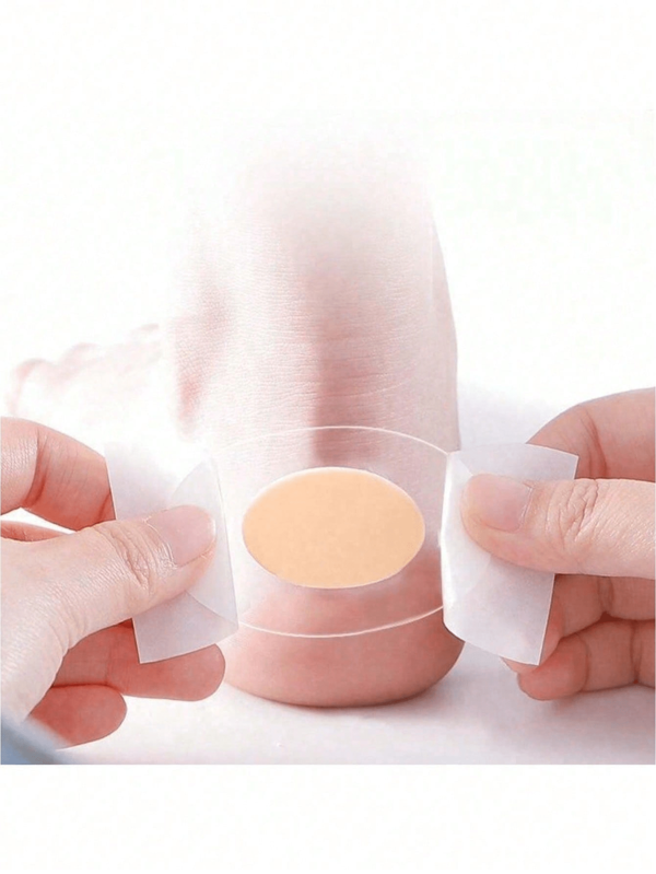 50pcs/30pcs/High Heeled Shoes Anti-Blister Patch, Anti Slip Heel Cushion Insole, Invisible Hydrocolloid Adhesive Plasters, Gel Sores Blister Foot Heel Stickers, Foot Care Heel Protector Foot Patches, Adhesive Blister Pads Hydrocolloid Heel Liner Shoes Stickers, For Women High Heeled Shoes Foot Care Tool