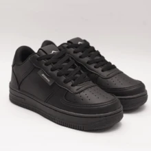 Air Casual Sneakers Women's Men's 34 To 43 Various Colors Soft Leather Comfortable - màu đen - Xem 4