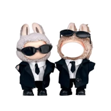 6pcs Black Suit Set Heartbeat Macaron Series Is Used For Games And Showcasing Creative Youth Toy Clothing, Making It A Gentleman Like You. - Multicolor - View 7