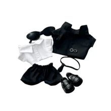 6pcs Black Suit Set Heartbeat Macaron Series Is Used For Games And Showcasing Creative Youth Toy Clothing, Making It A Gentleman Like You. - Multicolor - View 10