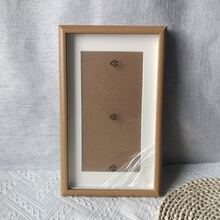 简约木质长方形创意立体桌上木质相框字画名言复古相框
