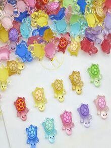 10/15/20/25/30/40 件夜灯迷你海龟装饰 - 可爱的树脂海龟装饰、海洋派对礼物和花园风景 DIY 手工艺品（多色）派对礼物和装饰的理想选择