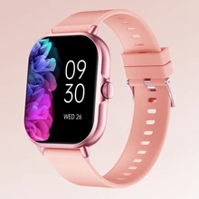 1 pièce Montre connectée unisexe avec bracelet en silicone confortable, écran tactile 1,83", fonction d'appel, rappel d'appel/alarme/message, plusieurs modes sport, suivi d'activité, compteur de pas et de calories, chargement USB, compatible Android et iOS - Affichage TFT 240P, batterie lithium-ion 180 mAh