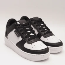 Air Casual Sneakers Women's Men's 34 To 43 Various Colors Soft Leather Comfortable - 黑與白 - 查看 4