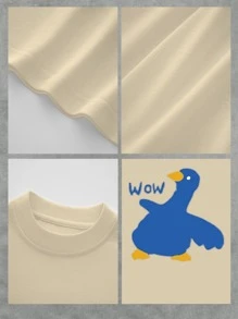 Women T-Shirts - 杏色 - 查看 4