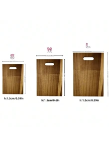 1pc Premium Wooden Cutting Board, Suitable For Meat, Cheese, Bread, Vegetables And Fruits, An Ideal Kitchen Gadget, Great Gift For Father's Day, Mother's Day, Wedding Season And Birthday Parties