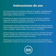 Aspiradora de Mano Inalámbrica con Succión Potente – Recargable, Portátil, con Filtro Lavable y Múltiples Boquillas para Auto, Hogar, Oficina y Mascotas - Negro - Ver 9