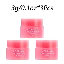 Laneige Lip Sleeping Mask: Nourish, Hydrate, Vitamin C, Berry, Antioxidants, Flaky, Dry Lips 20g/0.70oz Laneige Lip Balm Makeup