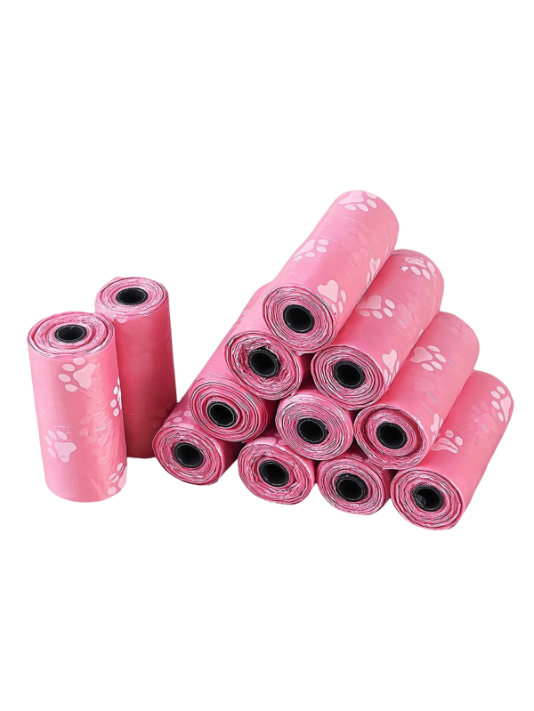 300 peças/20 rolos de sacos grossos para cocô de cachorro, sacos para resíduos de animais de estimação à prova de vazamentos para passeios ao ar livre com cães (inclui todas as especificações de capacidade 20/10/1)