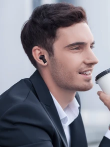 Asus Black Wireless Wireless Clip-On In-Ear Running Sports High-Quality Sound Unique Design Dual-Purpose Headphones - Black - View 9