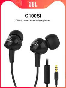 C100SI 调谐器校准耳机，有线入耳式高品质卡拉OK降噪耳机，通用型，适用于智能手机和电脑 - 均碼 - 查看 1