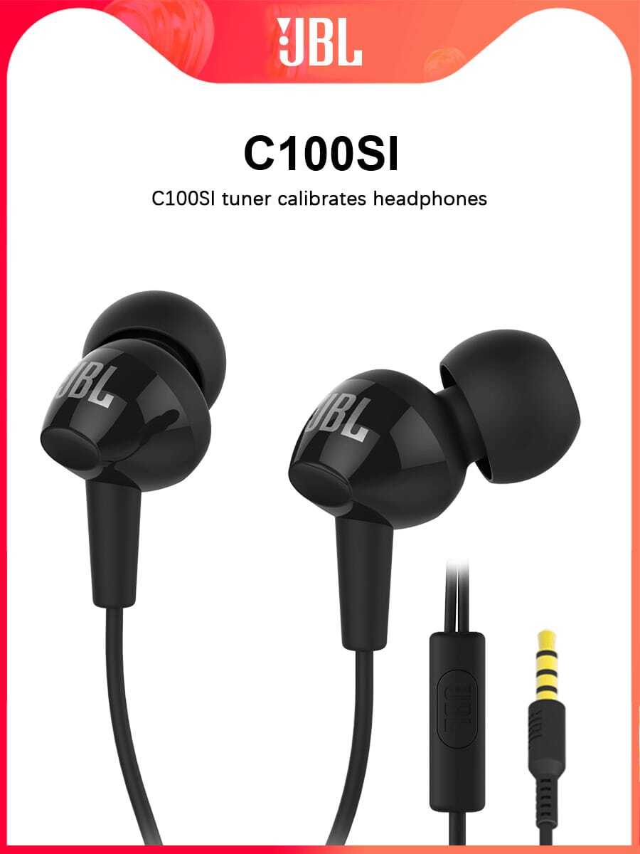 C100SI 调谐器校准耳机，有线入耳式高品质卡拉OK降噪耳机，通用型，适用于智能手机和电脑 - 均碼 - 查看 1