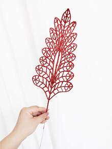 1/4/8PCS Artificial Sparkling Glitter 48cm Plants, Christmas Tree Decorations And Ornaments For Festival Wedding Party Home Indoor Dining Table, Room, Bedroom Decoration, Gift, Wreath, Rattan Diy Decoration Accessories, Christmas Tree And Christmas Plant Decor Home Decor Christmas Decorations