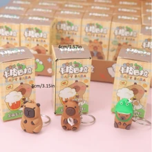 CapyBara Blind Box, Cartoon Keychain, Cute CapyBara Accessories, With The Same Probability Of Obtaining Each Style - Multicolor - View 8