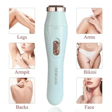 Set eléctrico multifuncional 3 en 1 para el cuidado de la belleza de la mujer: afeitadoras, afeitadoras de axilas, recortadoras de vello nasal eléctrico, removedores de cabello intercambiables de múltiples cabezales, recortadoras de barba para hombres, afeitadoras para partes íntimas portátiles, para uso en todo el Body, regalo para vacaciones