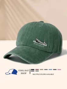 轮船、海洋、嘻哈、酷炫、复古、高品质、个性化、时尚、简约、休闲、百搭、保暖、防风、男女通用、四季皆宜 - 水洗帽 - 查看 1