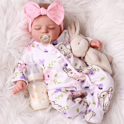 BABESIDE Reborn Dolls - 20 Inch Reborn Baby Dolls Girls, Realistic Newborn Doll With Cloth Body, Sleeping Baby Doll With Clothes Accessories For 3+ Year Old Kids Gift Collection Bebe Reborn Realistic Babies,Baby Alive,Reborn Baby ,Kids Toy,Realistic,Lifelike Baby Dolls,Toys ,Doll Toys
