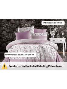 Duvet Set | Flat Sheet Included As A Gift | 150*220 Cm (1 Duvet Cover – 1 Pc + 1 Pillowcase – 1 Pc) Or 190*210 Cm (1 Duvet Cover – 1 Pc + 2 Pillowcases – 2 Pcs) | Soft & Breathable For All Seasons - Green - View 3