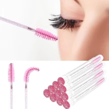 70 Stücke Einweg-Mascara-Pinsel Set - wasserfest, unparfümiert Wimpernverlängerungs-Applikatoren, 20 Stücke Mascara-Pinsel Tube und 50 Stücke Wimpern-Pinsel für Make-up Anwendung