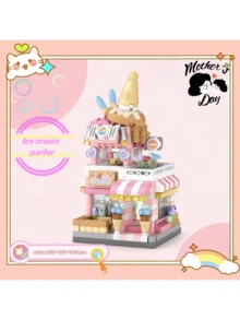 2000+ Pcs Miniature Building Blocks, 8 Styles Combination, Animal/Food/Fruit Themed, Cute Designs, Ideal As Gifts For Women/Friends On Holidays/Birthdays, Collectible Decor For Shelves And Desktops - Multicolor - View 4